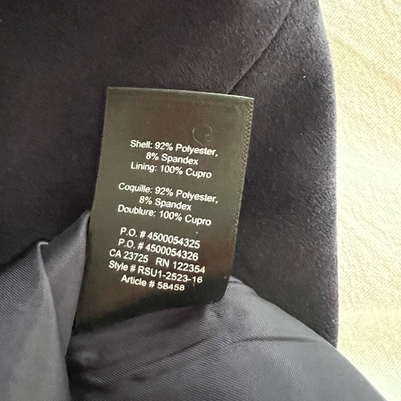 Babaton faux leather navy blue size M - Picture 7 of 7